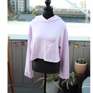 Nike Yoga Lavender Ultra-Soft Dri-Fit Cropped Hoodie Sweatshirt - NWOT - Size M